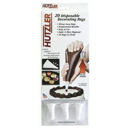 HUTZLER DECORATING BAGS&NOZZLES CAKE KIT 2OPC 480584